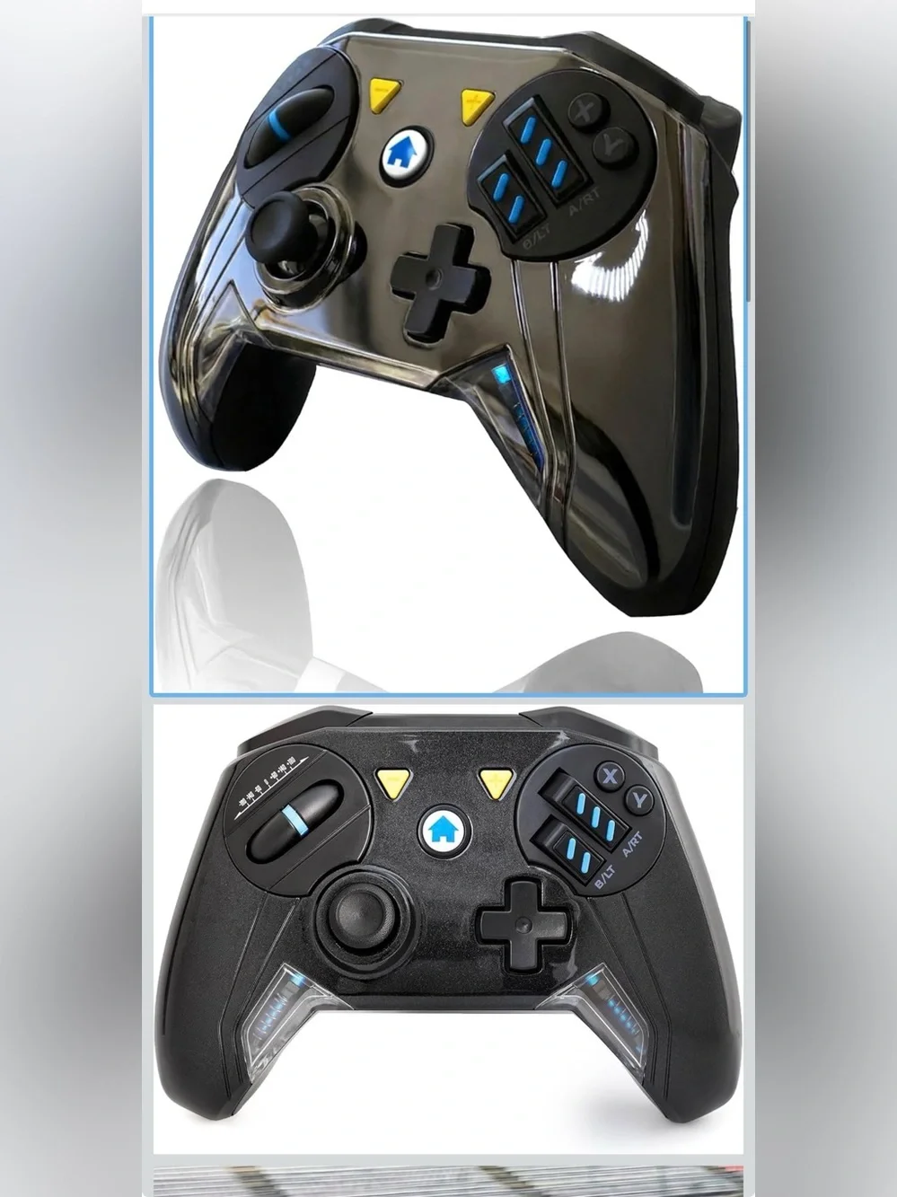 GHOST GEAR Wireless Racing Controller Nintendo Switch 2/Switch/PC Black/White